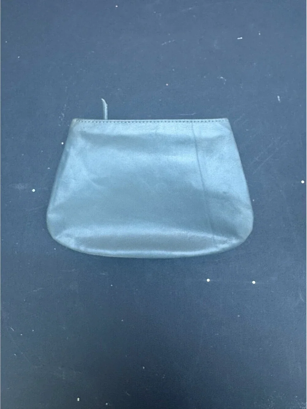 Dior NWT Vintage Gray Leather wallet coin purse